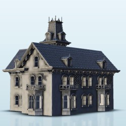 Manoir baroque - Fichier STL 3D Moderne | Hartolia Miniatures