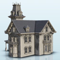Manoir baroque - Fichier STL 3D Moderne | Hartolia Miniatures