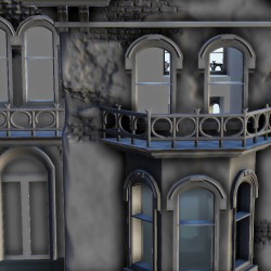 Baroque manor - 3D STL File Modern | Hartolia Miniatures