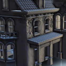 Baroque manor - 3D STL File Modern | Hartolia Miniatures