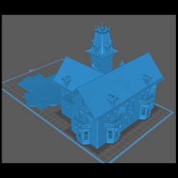 Manoir baroque - Fichier STL 3D Moderne | Hartolia Miniatures