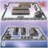 Campement à trois baraques en bois... - STL 3D | Hartolia Miniatures