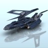 Aether spaceship - 3D STL File Sci-Fi | Hartolia Miniatures