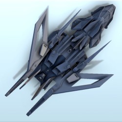 Vaisseau spatial éther - STL 3D Science-Fiction | Hartolia Miniatures