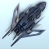 Aether spaceship - 3D STL File Sci-Fi | Hartolia Miniatures