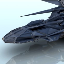Vaisseau spatial éther - STL 3D Science-Fiction | Hartolia Miniatures
