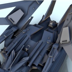 Vaisseau spatial éther - STL 3D Science-Fiction | Hartolia Miniatures
