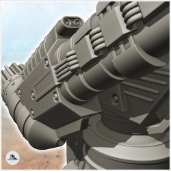 Swivel firing platform with double... - 3D STL | Hartolia Miniatures