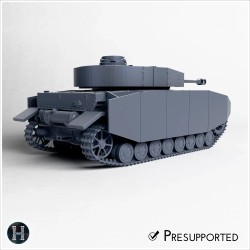 Panzer IV Ausf. H - Fichier STL 3D (28mm (1:56)) | Hartolia Miniatures