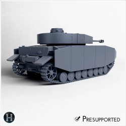 Panzer IV Ausf. H - 3D STL WW2 (28mm (1:56)) | Hartolia Miniatures