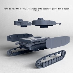 Panzer IV Ausf. H - Fichier STL 3D (28mm (1:56)) | Hartolia Miniatures