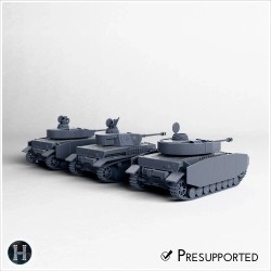 Panzer IV Ausf. H - 3D STL WW2 (28mm (1:56)) | Hartolia Miniatures