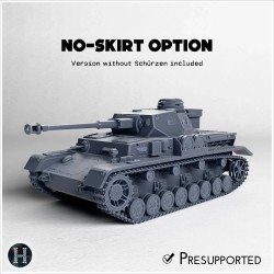 Panzer IV Ausf. H - Fichier STL 3D (28mm (1:56)) | Hartolia Miniatures
