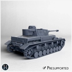 Panzer IV Ausf. H - 3D STL WW2 (28mm (1:56)) | Hartolia Miniatures