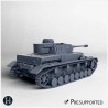 Panzer IV Ausf. H - Fichier STL 3D (28mm (1:56)) | Hartolia Miniatures