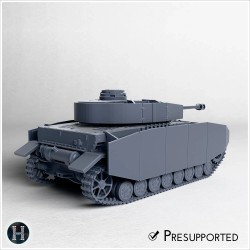 Panzer IV Ausf. H - Fichier STL 3D (28mm (1:56)) | Hartolia Miniatures