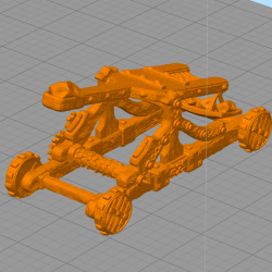 Wooden catapult with payload 4