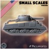 Sherman M4A4 (small scales version) - 3D STL | Hartolia Miniatures