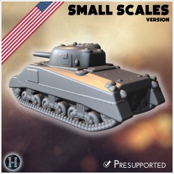 Sherman M4A4 (version pour petites... - STL 3D | Hartolia Miniatures
