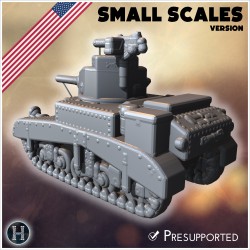 M3 Stuart I light tank (small... - 3D STL | Hartolia Miniatures