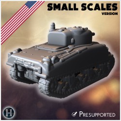 Sherman M4A1 (version pour petites... - STL 3D | Hartolia Miniatures