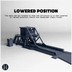 Pegasus Bridge (Bénouville,... - 3D STL | Hartolia Miniatures