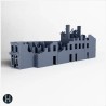 Ruined two-story commercial... - 3D STL | Hartolia Miniatures