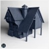Maison à colombages avec lucarnes,... - STL 3D | Hartolia Miniatures
