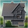 Maison à colombages avec lucarnes,... - STL 3D | Hartolia Miniatures