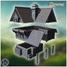 Maison à colombages avec lucarnes,... - STL 3D | Hartolia Miniatures