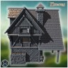 Maison à colombages avec lucarnes,... - STL 3D | Hartolia Miniatures