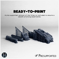 T-34-100 tank destroyer - 3D STL File | Hartolia Miniatures