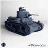 M2A4 Char léger (version endommagée... - STL 3D | Hartolia Miniatures