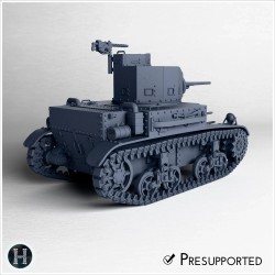 M2A4 Char léger (version endommagée... - STL 3D | Hartolia Miniatures