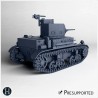 M2A4 Light Tank (combat damaged... - 3D STL | Hartolia Miniatures