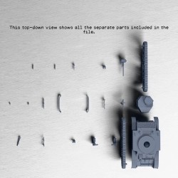 M2A4 Light Tank (combat damaged... - 3D STL | Hartolia Miniatures