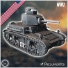 M2A4 Light Tank (combat damaged... - 3D STL | Hartolia Miniatures