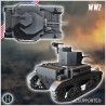 M2A4 Light Tank (combat damaged... - 3D STL | Hartolia Miniatures