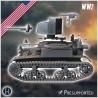 M2A4 Char léger (version endommagée... - STL 3D | Hartolia Miniatures