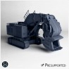 Tractopelle minier avec grand godet... - STL 3D | Hartolia Miniatures