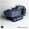 Tractopelle minier avec grand godet... - STL 3D | Hartolia Miniatures