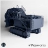 Mining backhoe with large bucket... - 3D STL | Hartolia Miniatures