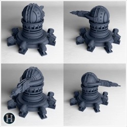 Canon laser sur plate-forme avec... - STL 3D | Hartolia Miniatures