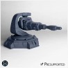 Laser gun turret on axis 2 (+... - 3D STL | Hartolia Miniatures