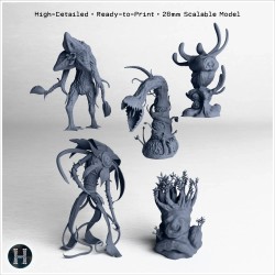 Set de plantes carnivores... - STL 3D | Hartolia Miniatures
