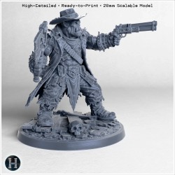 Space Orc wielding a massive axe - 3D STL File | Hartolia Miniatures