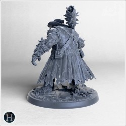 Space Orc holding a mace - 3D STL File | Hartolia Miniatures