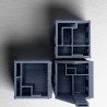 Multi-story building with brick... - 3D STL | Hartolia Miniatures