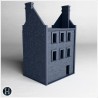Multi-story building with brick... - 3D STL | Hartolia Miniatures