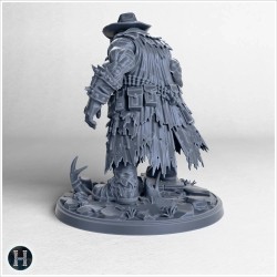 Space Orc holding a rifle - 3D STL File | Hartolia Miniatures